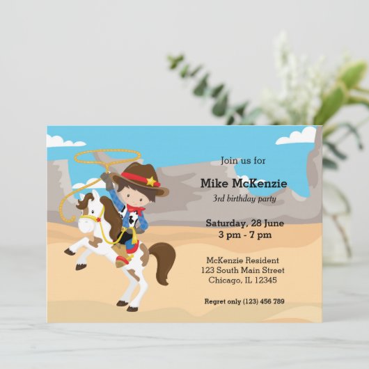 カウボーイ 招待状 (スタンド正面)