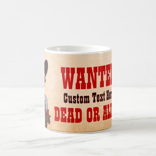 カウボーイ – 死んだか生きていたか コーヒーマグカップ (中央)