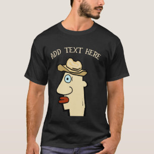 カウボーイ、追加文字 Tシャツ