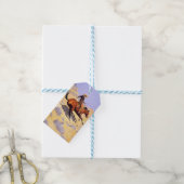 カウボーイ(Frederic Remington) ギフトタグ (より糸付き)