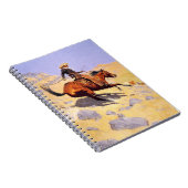 カウボーイ(Frederic Remington) ノートブック (右側)