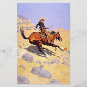カウボーイ(Frederic Remington) 便箋