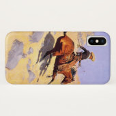 カウボーイ(Frederic Remington) Case-Mate iPhoneケース (裏面(横))
