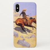 カウボーイ(Frederic Remington) Case-Mate iPhoneケース (裏面)