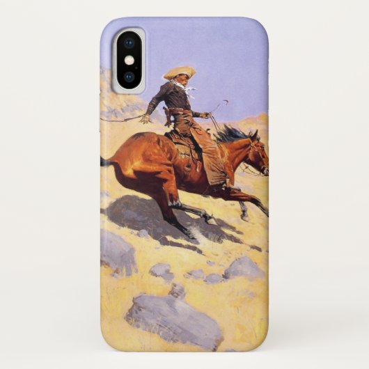 カウボーイ(Frederic Remington) Case-Mate iPhoneケース (裏面)