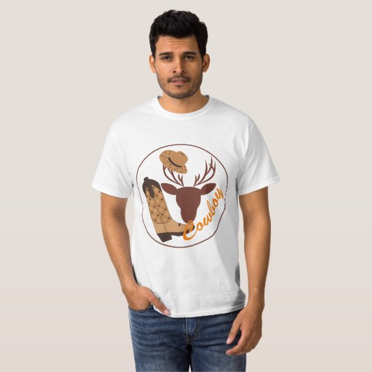 カウボーイ Tシャツ (正面フル)
