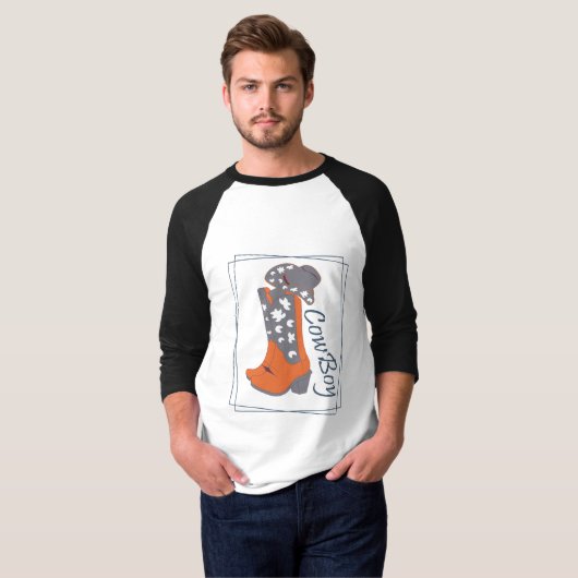 カウボーイ Tシャツ (正面フル)