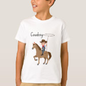 カウボーイ Tシャツ (正面)