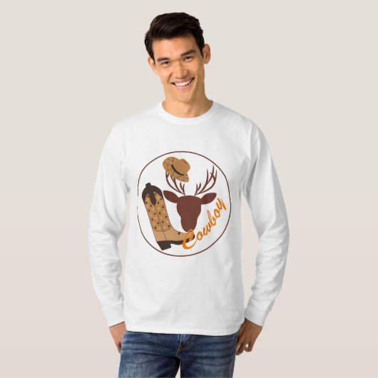 カウボーイ Tシャツ (正面フル)