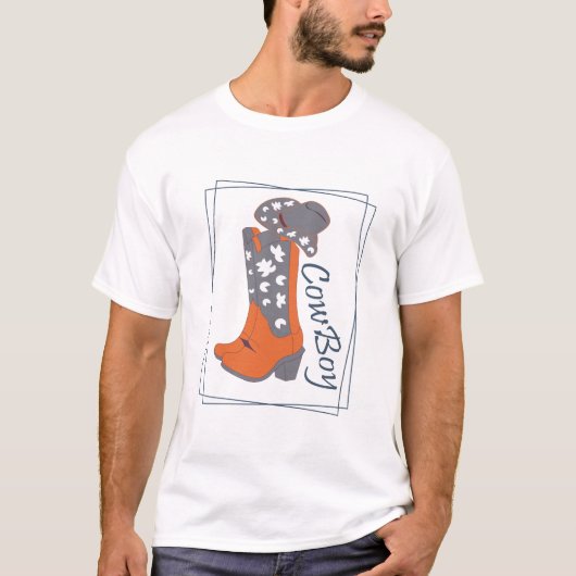 カウボーイ Tシャツ (正面)