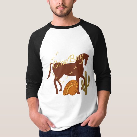 カウボーイ Tシャツ (正面)