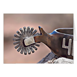 カウボーイGet Well Spur Card