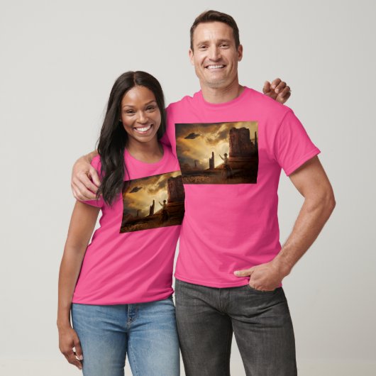 カウボーイUFO Tシャツ (ユニセックス)