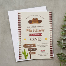 カウボーウエスタンサロン1st男の赤ちゃんワイルド誕生日