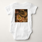 カウボーハット ベビーボディスーツ (裏面)