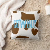 カウボーパーソナライズされたイ クッション (ブランケット)