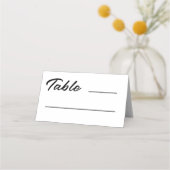 カウボーモダンイと花嫁ウェスタンスタイルズ結婚 プレイスカード (正面)