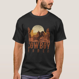カウボーロデオウェスタンテキサンギフト乗馬C Tシャツ