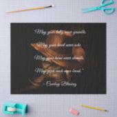 カウボー賛美イのウエスタンハット・アンド・ブーツ 薄葉紙 (クラフト)