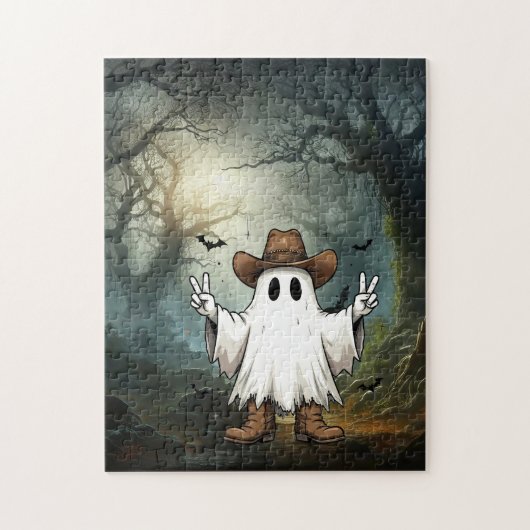 カウボ幽霊のよく出るイ ジグソーパズル (縦)
