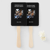 カウマスコットファミリー懇親会バーベキューカスタム ハンドファン (正面&裏面)