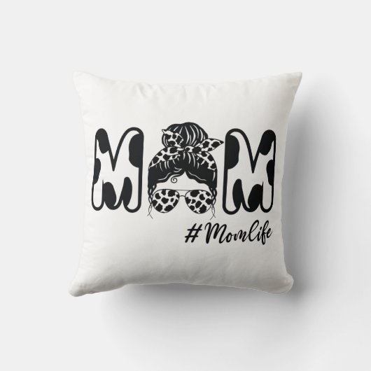 カウママライフメッシーバンマママカウー誕生日農家 クッション (裏面)