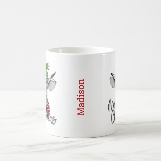 カウムーイパーソナライズされたクリスマスコーヒーマグ コーヒーマグカップ (中央)