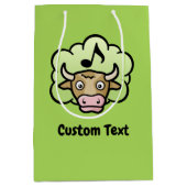 カウメタンカートゥーン抱き枕 ミディアムペーパーバッグ (正面)