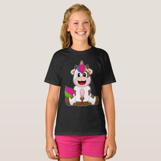 カウユニコーン Tシャツ (正面フル)