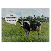 カウユーモア：「私は自分の分野で傑出している」 カッティングボード (正面)