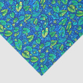 カウライリー、ヘタドック夏の池花柄 薄葉紙 (詳細)