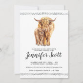 カウラブベビーシャワー招待状 招待状 (正面)