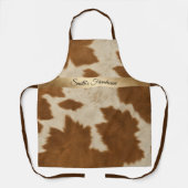 カウレザーエレガントトレンディーコレクション エプロン (正面)