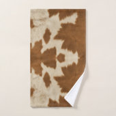 カウレザーエレガントトレンディーコレクション バスタオルセット (ハンドタオル)