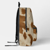 カウレザーエレガントトレンディーコレクション プリントバックパック (左)