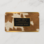 カウレザーエレガントトレンディーコレクション 名刺 (正面)