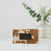 カウレザーエレガントトレンディーコレクション 名刺 (スタンド正面)