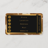 カウレザーエレガントトレンディーコレクション 名刺 (裏面)