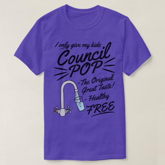 カウンシルイムマおもしろいムパパユーモア Tシャツ (デザイン正面)