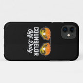 カウンセラーのオフデューティサングラス 最終登校日 Case-Mate iPhoneケース (裏面(横))