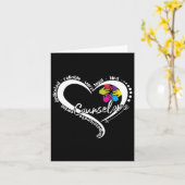 カウンセラーのグラフィックトップ新学期初日のギ カード (黄色い花)