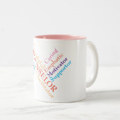 カウンセラーのマグ ツートーンマグカップ (正面右)