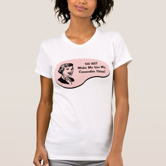 カウンセラーの声 Tシャツ (正面)