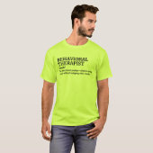 カウンセラーの定義がユーモアなTシャツ Tシャツ (正面フル)
