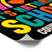 カウンセラーの服装その国立学校カウンセリング私たち ポスター (角)