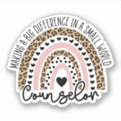 カウンセラーの贈り物，スクールカウンセラー シール (正面)