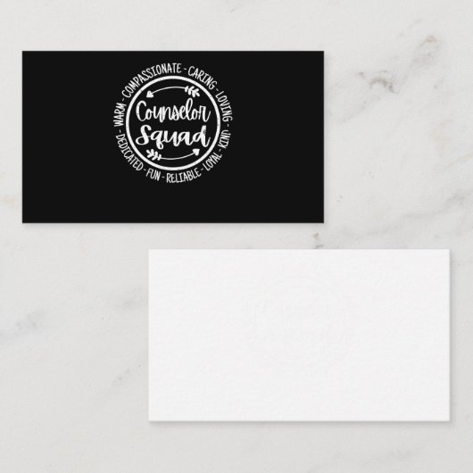 カウンセラー分校カウンセリング先生ヴィンテージF 名刺 (正面/裏面)