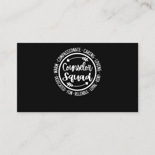 カウンセラー分校カウンセリング先生ヴィンテージF 名刺 (正面)