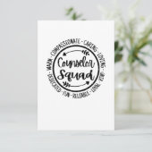 カウンセラー分校カウンセリング先生感謝 サンキューカード (スタンド正面)