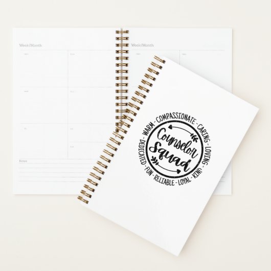 カウンセラー分校カウンセリング先生感謝 プランナー手帳 (ディスプレー)